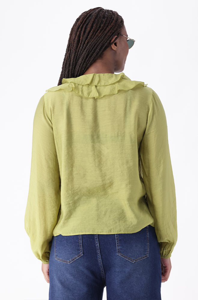 ANGELI FRILL BLOUSE