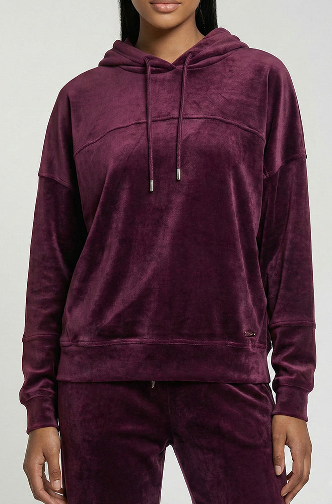 TARA VELOUR HOODIE