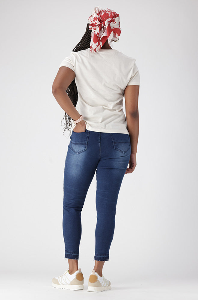 JOSIE HIGH RISE UNCLIPPED SKINNY