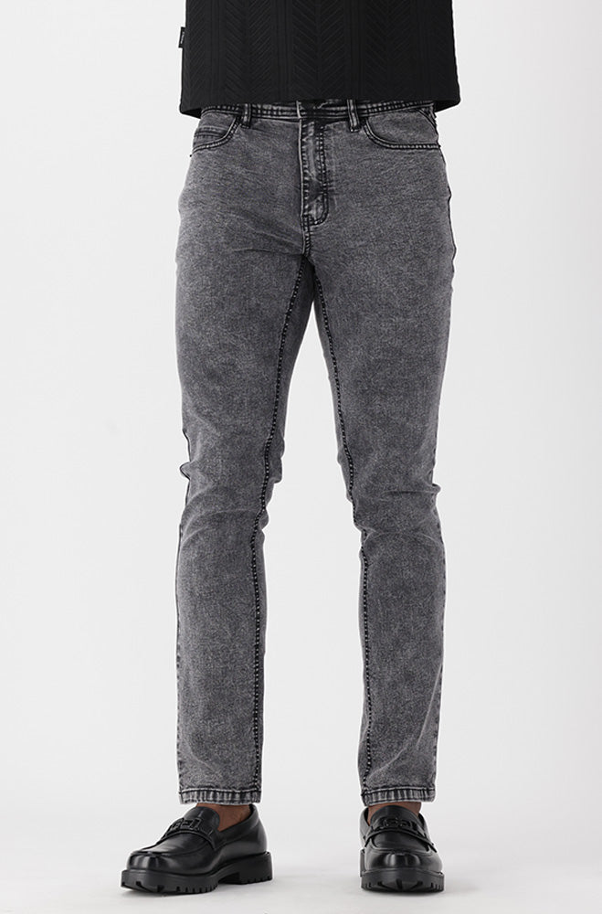 Mens | Landau Slim Fit Denim _ 158768 Grey Wash Jeans