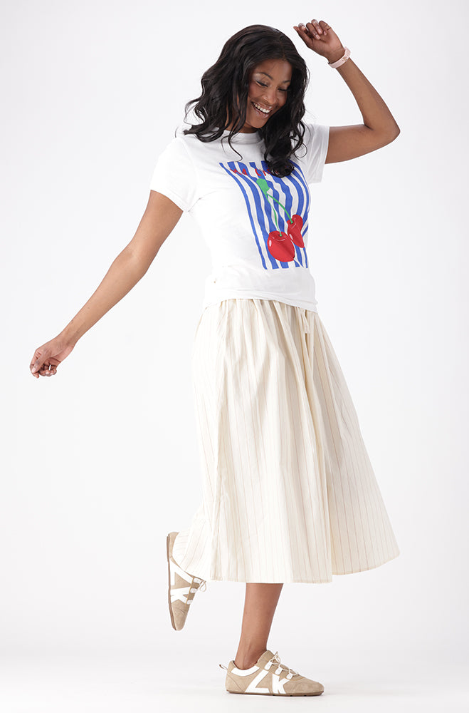 ANNETTE STRIPE SKIRT