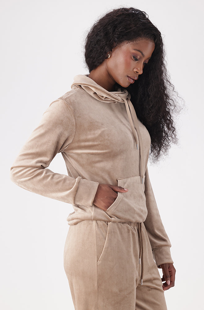 REYA VELOUR HOODIE