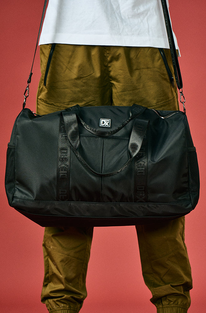 REGGIE WEEKEND DUFFEL BAG - BLACK