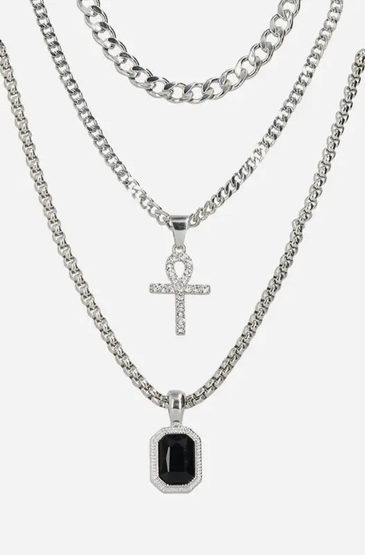 ANDY STATEMENT LAYERED NECKLACE