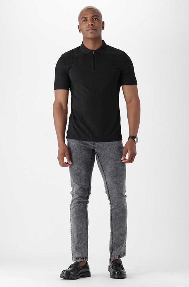 Mens | Covva Golfer _ 164213 Black Polos