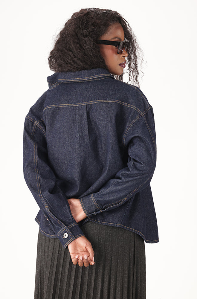 REESE DENIM SHACKET