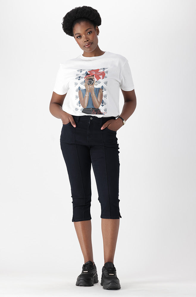 Ladies | Jade Graphic Boyfriend Tee T-shirts