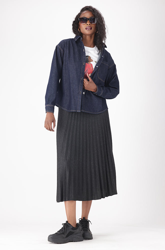 REESE DENIM SHACKET