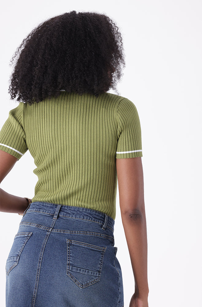 LYIA GOLFER KNITWEAR TOP