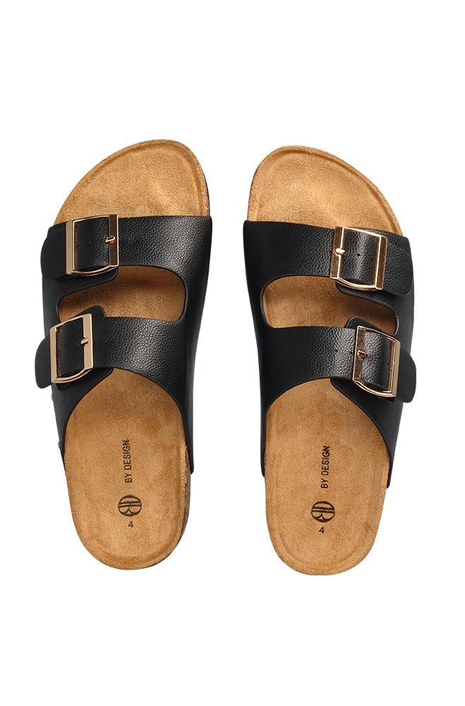 Harper Pebble PU upper platform sandal