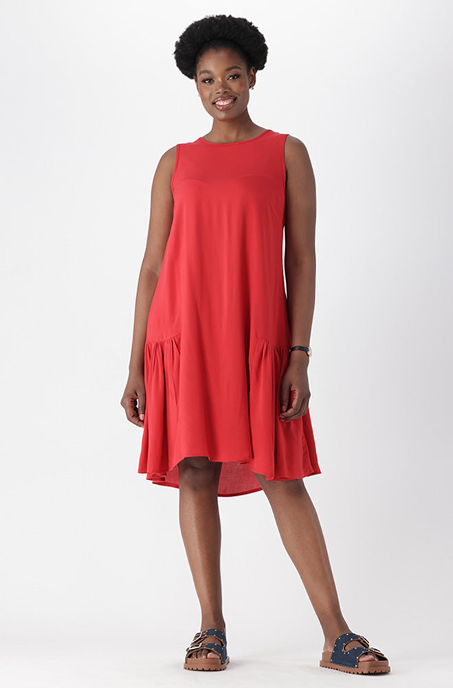 ALIVIA SLEEVELESS TIERED DRESS