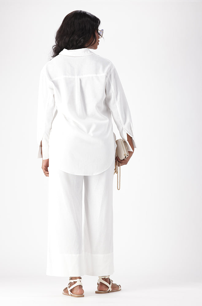 ARDEN LINEN BLEND SHIRT