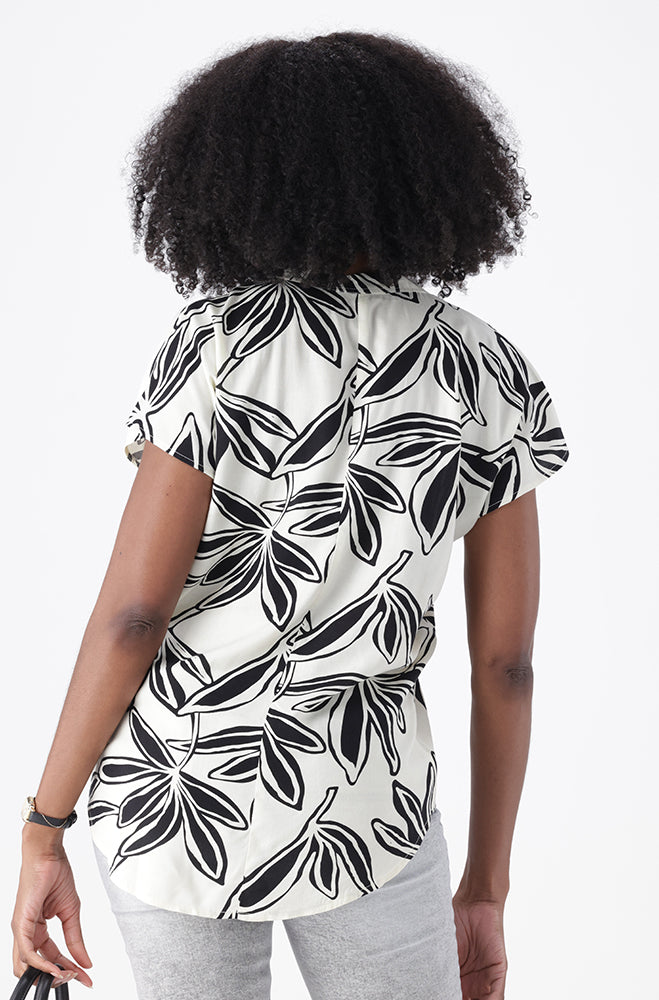 ADINA PRINTED PORTOFINO TOP