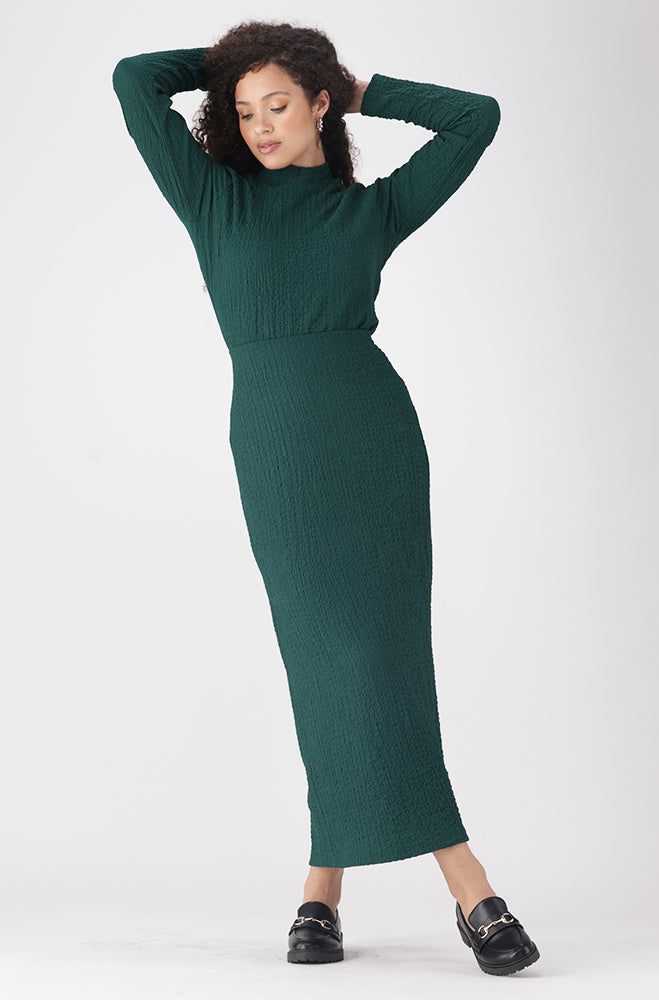 GEN TEXTURED KNIT SKIRT