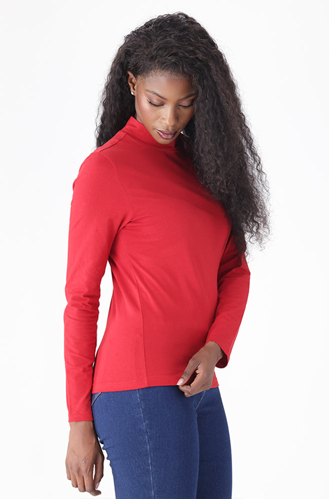 TIA TURTLE NECK TOP