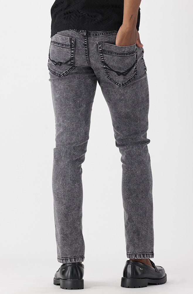 Mens | Landau Slim Fit Denim _ 158768 Grey Wash Jeans