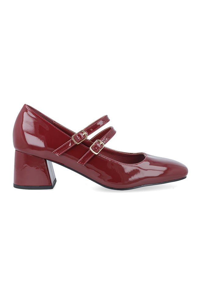 Dunns Clothing Mary Jane Block Heel 157033 Red R199 Save 30%