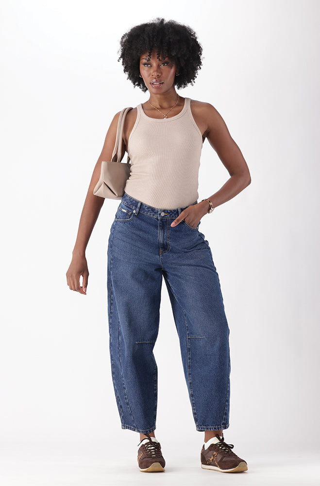 HARLEY DENIM BARREL JEAN