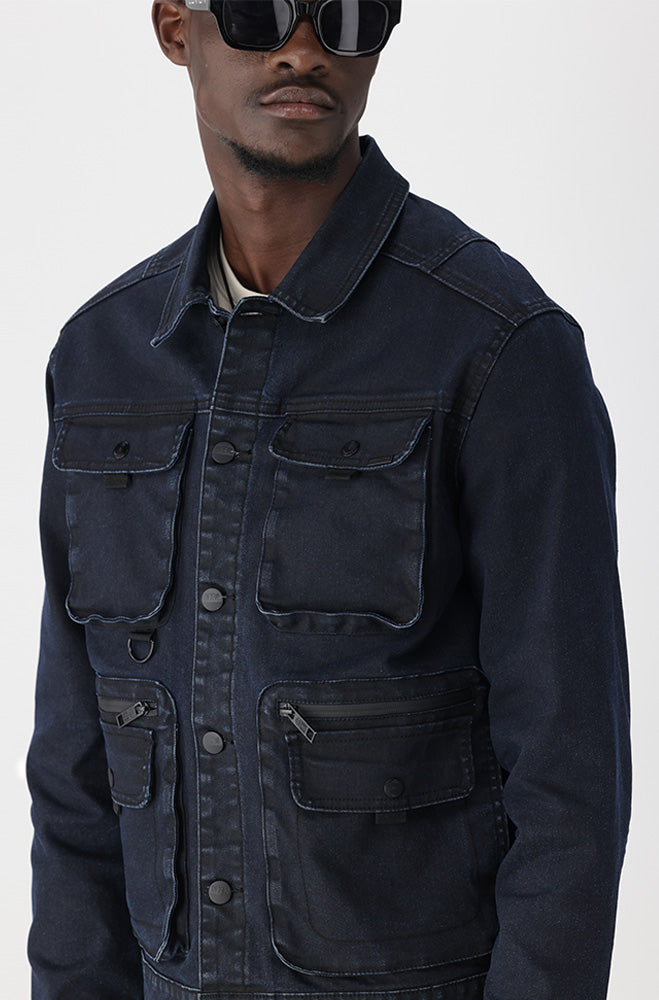 Mens | Carlton Denim Jacket _ 164238 Dark Wash Trucker Jackets