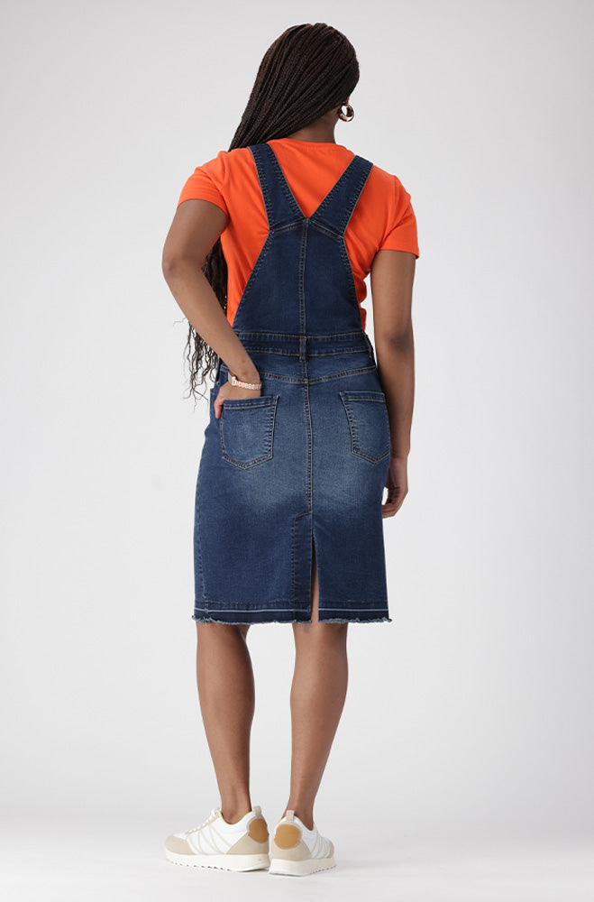AMARI DUNGAREE DRESS