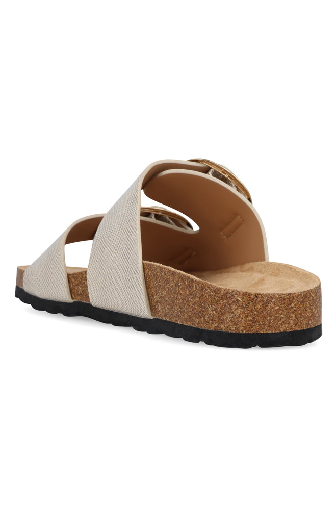 Reena Moulded double buckle birkie sandal