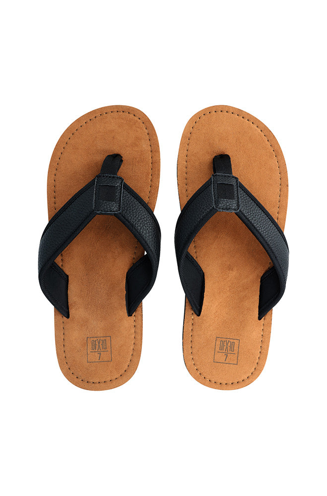 Footwear | Lopez Men’s Flip Flop _ 161776 Black Sandals