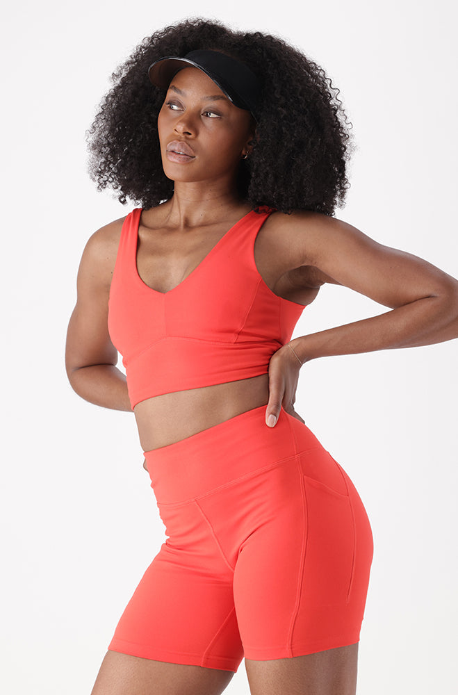 LUXE MOVEMENT BLUE ACTIVE SPORT BRA