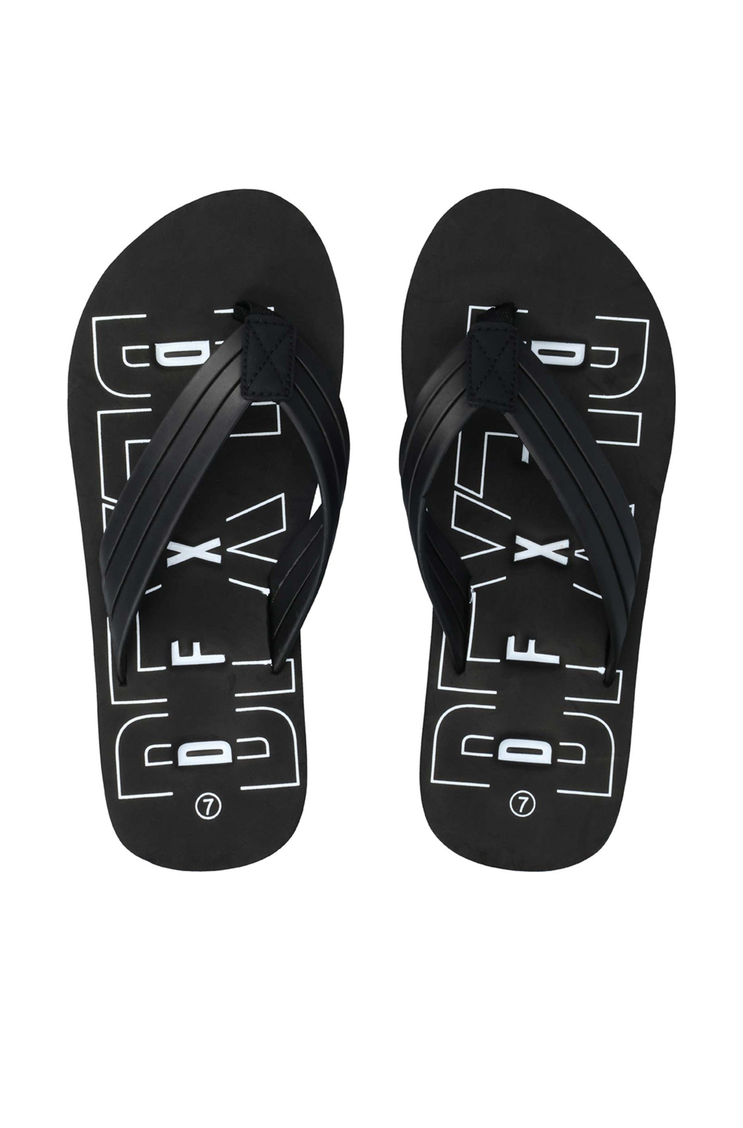 Footwear | Two Tone Flip Flop _ 163270 Black Sandals
