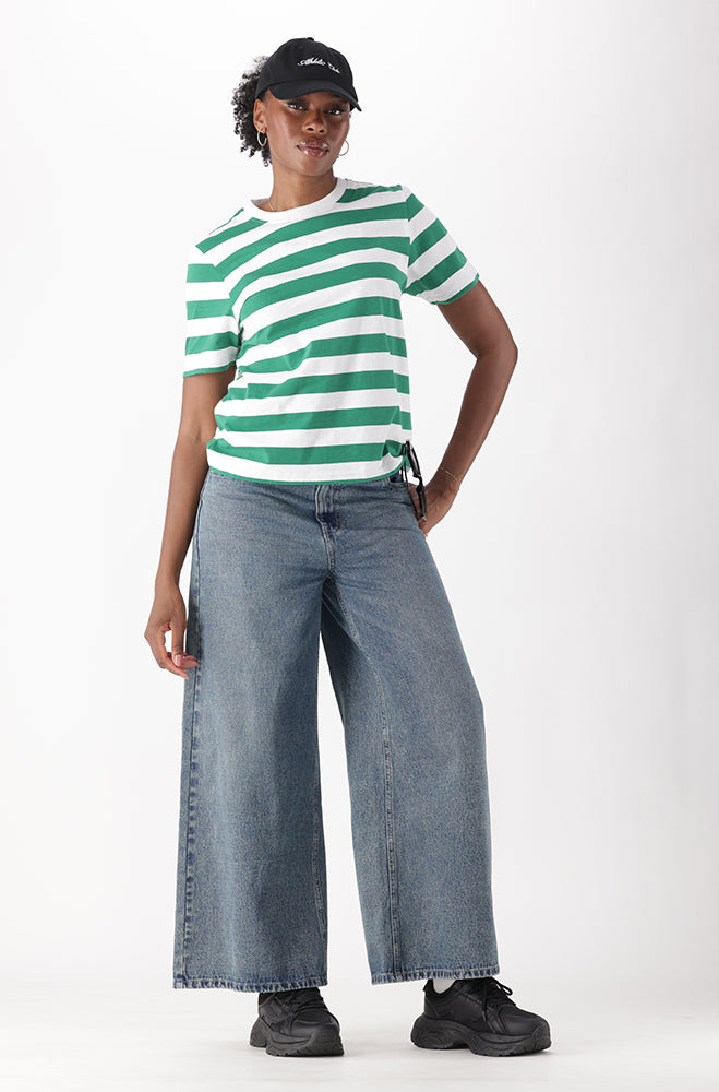 CORRIE BOXY FIT STRIPE TEE
