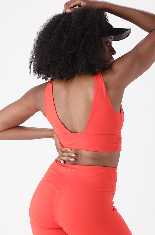 LUXE MOVEMENT BLUE ACTIVE SPORT BRA