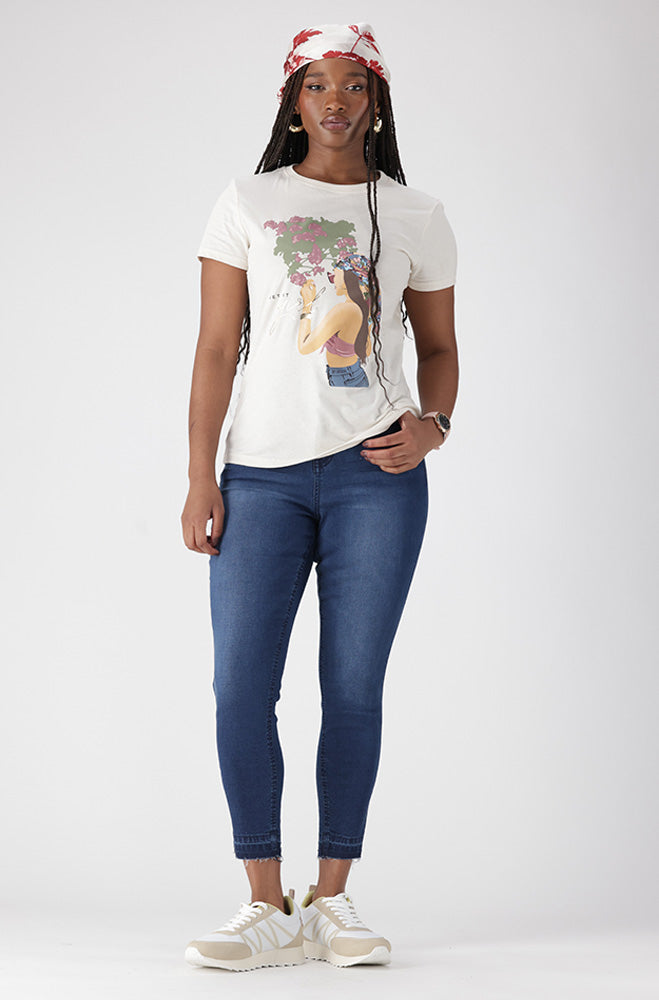 JOSIE HIGH RISE UNCLIPPED SKINNY