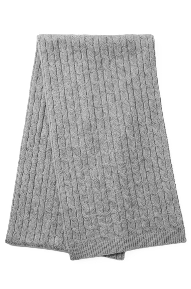 SAVANNAH CABLE KNIT SCARF