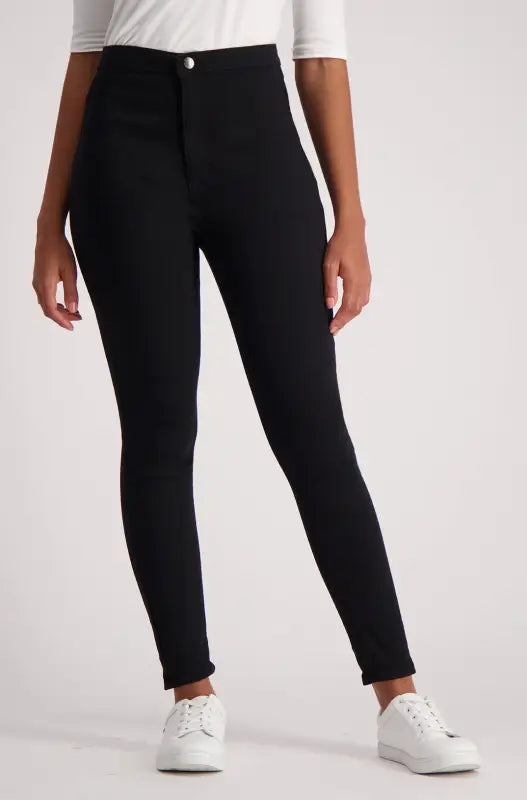 Dunns Clothing Jessie High Rise Skinny Tube 139590 Black - Main Image