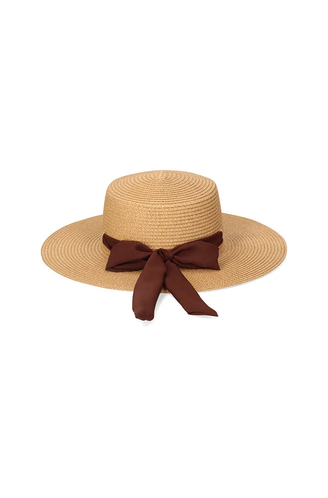 Accessories | Valeria Mid Brim Boater Hat _ 150684 Natural Sun Hats