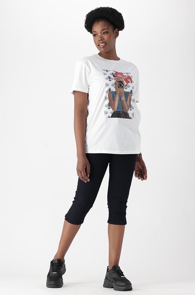 Ladies | Jade Graphic Boyfriend Tee T-shirts