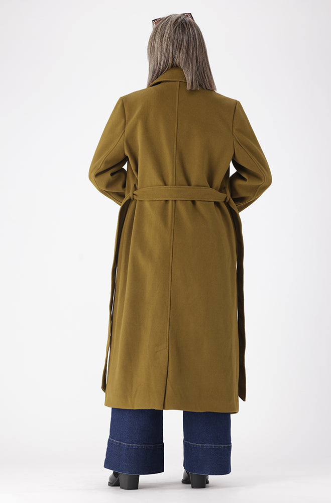 LISA TEXTURED MELTON COAT