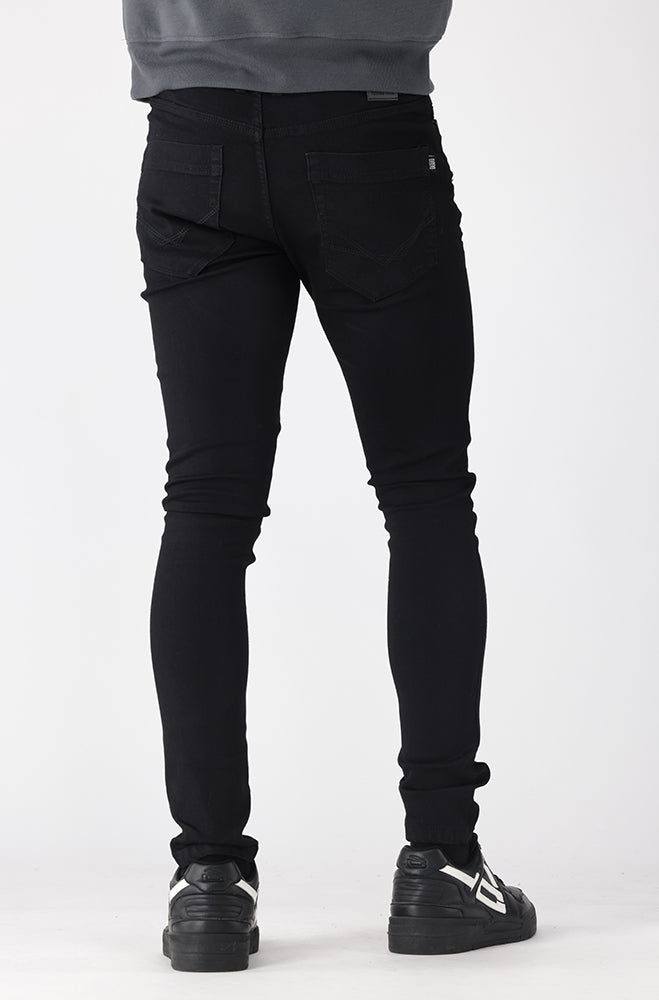 Mens | Amigos Super Skinny Denim _ 157139 Black Jeans