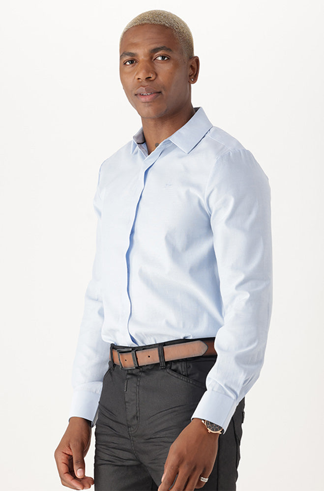 Mens | Drayze Shirt _ 164352 Pale Blue Shirts