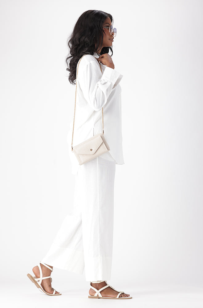ARDEN LINEN BLEND SHIRT