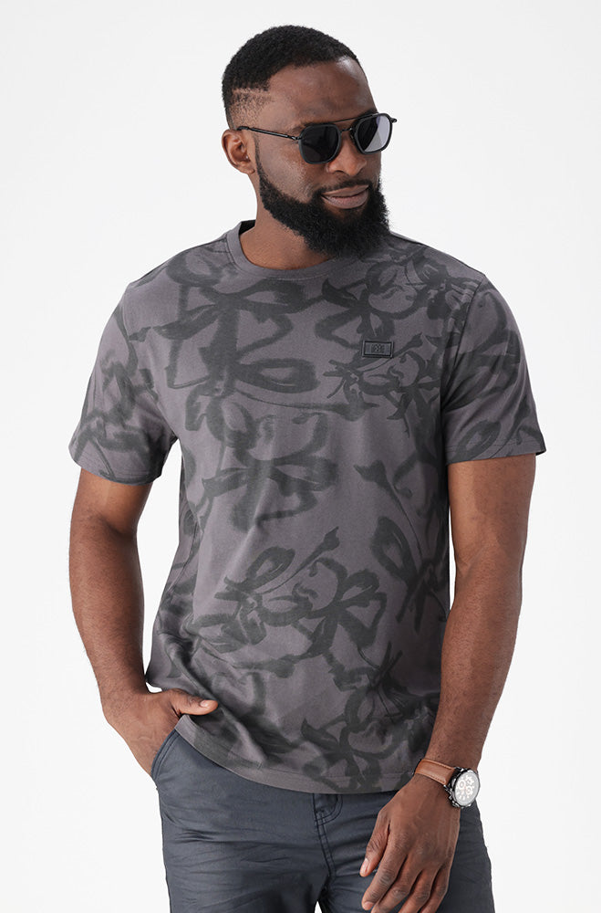 Mens | Rubberize Tee _ 161758 Dark Grey T-shirts