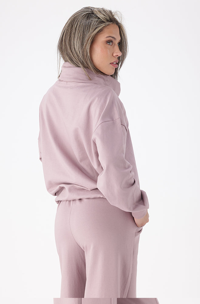 LUCY COWL NECK DRAWCORD TOP