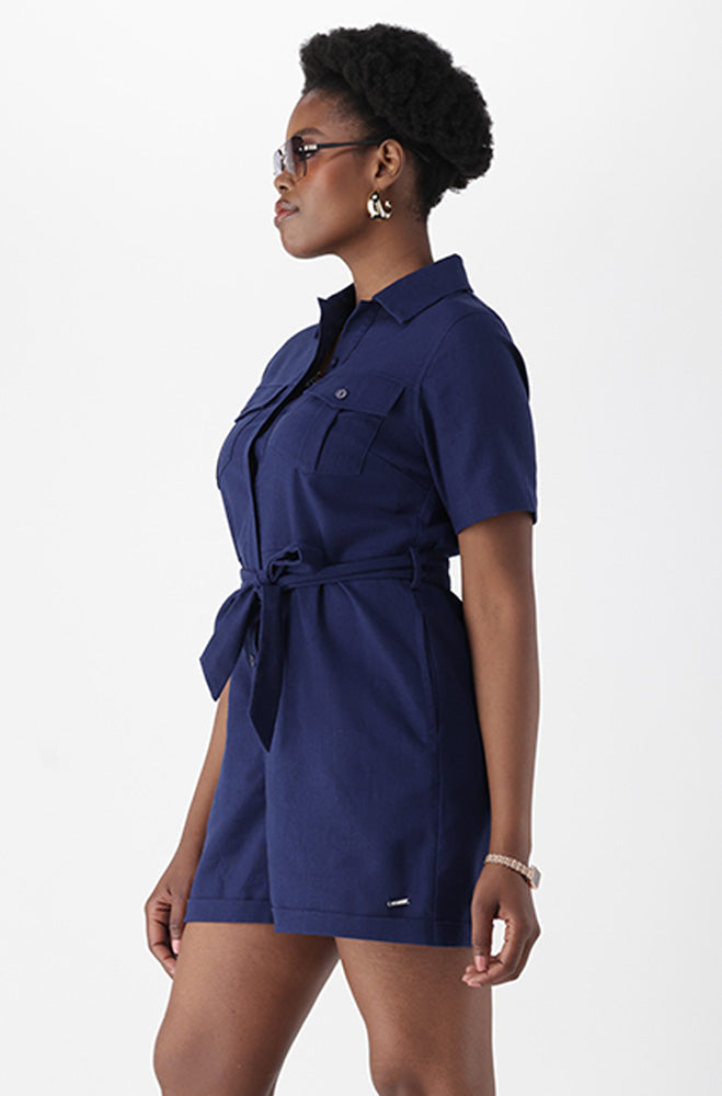 Ladies | Jada Linen Blend Boiler Suit One-pieces