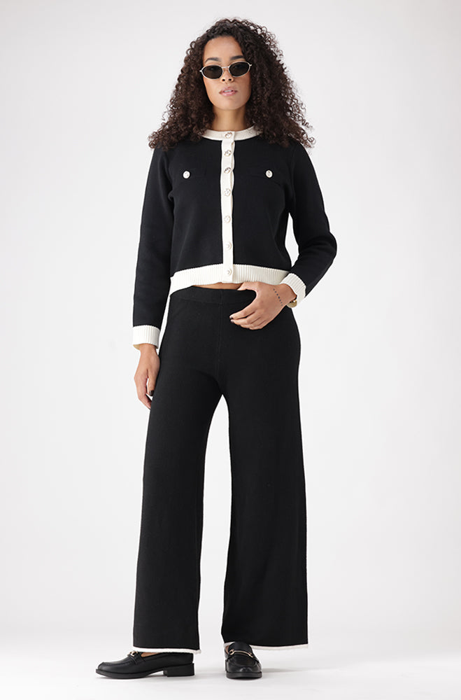 KALIYAH WIDE LEG KNIT PANTS