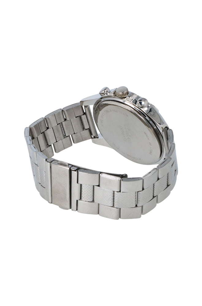 SABRE SILVER PLATED STEEL WATCH - SILVER