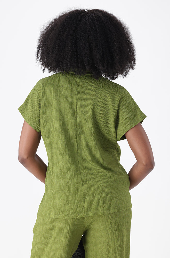 KASIA PORTOFINO TEXTURED TOP