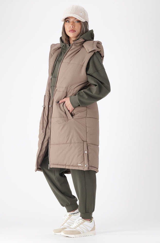 GIA SLEEVELESS PUFFER JACKET