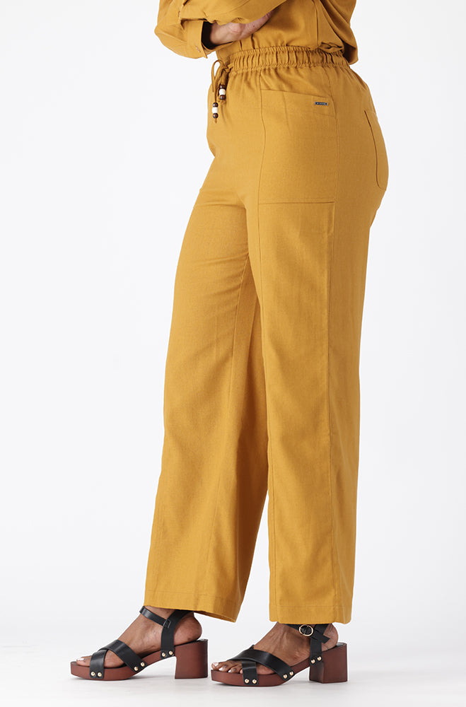 KALLIE LINEN BLEND PANTS