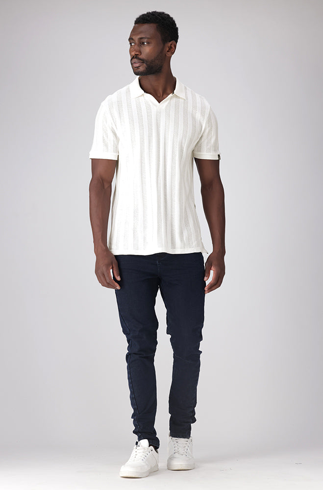 Mens | Hartman Johnny Collar Tee _ 159305 off White Golf Tees