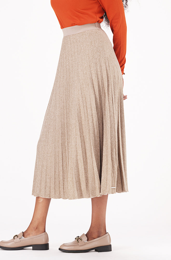 SARAH KNIT PLEAT SKIRT