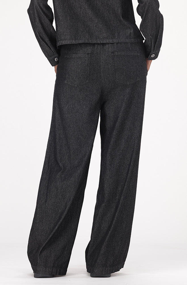 KAILANY DENIM PULL ON WIDE LEG PANTS